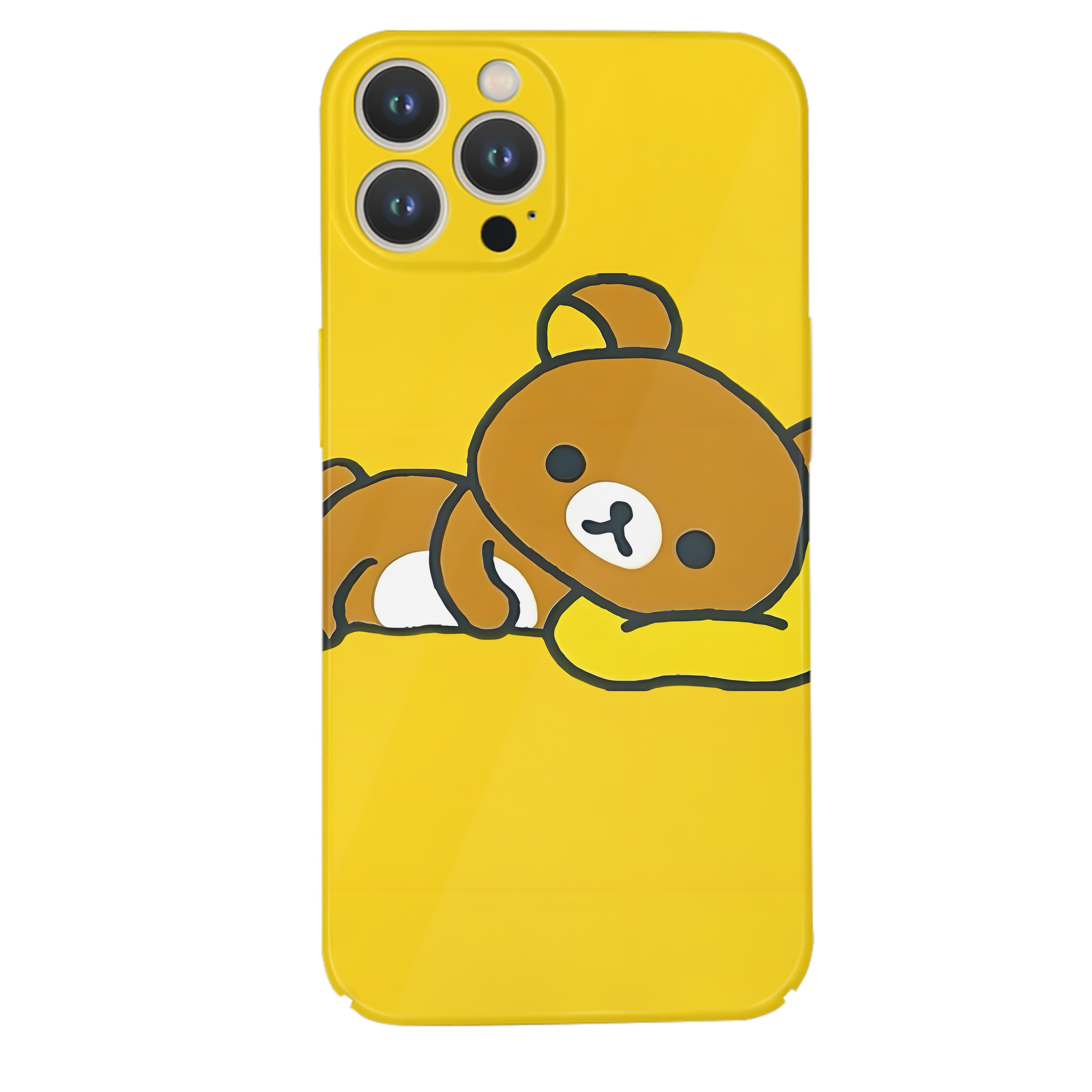 （画像用） リラックマ リラックマ キイロイトリ Rilakkuma Korilakkuma Kiiroitori 【iPhone 14シリーズ対応】ハードケース